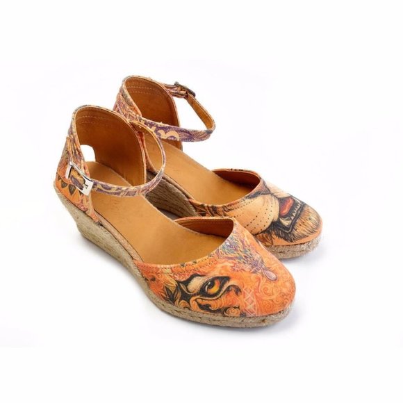 Orange Espadrilles - Picture 1 of 5